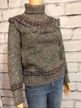 Vintage Pierre Cardin Women’s Wool Mix Turtleneck Sweater Size Small
